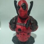 Figura de busto de Deadpool impresa en 3D